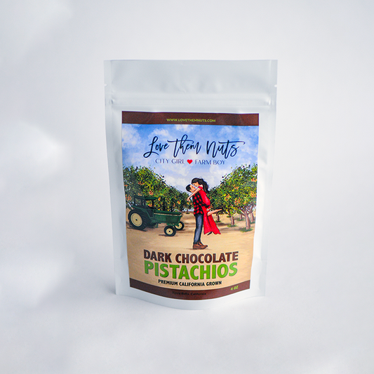 Premium Dark Chocolate Covered Pistachios, 3-pack, 4oz each